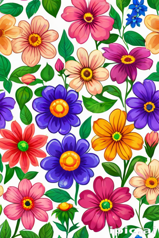 cartoon flowers png