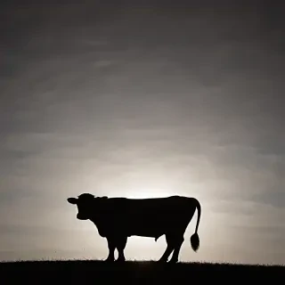 cow silhouette