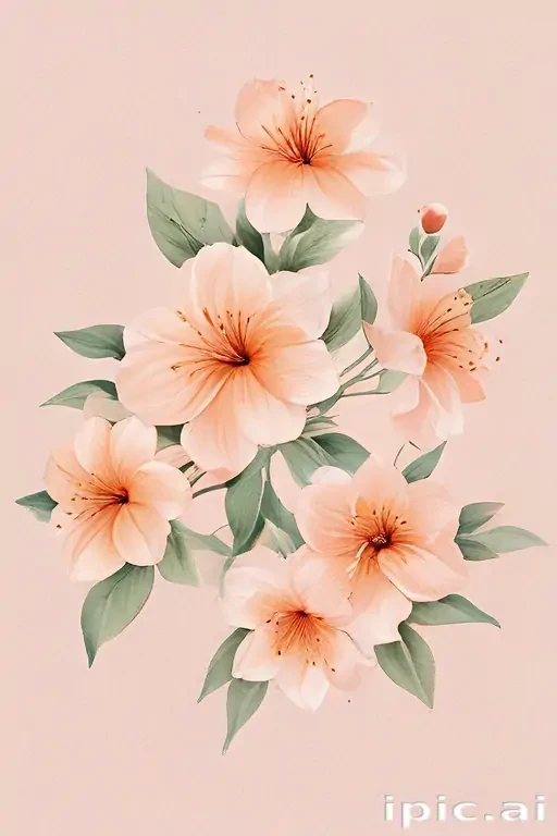 light peach background