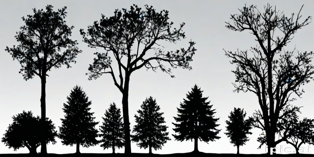 trees silhouette png