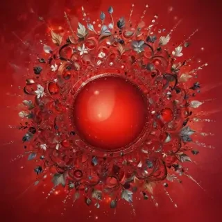 sparkly red background