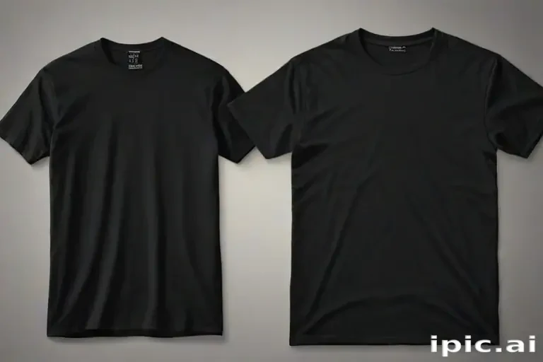 high resolution black t shirt template