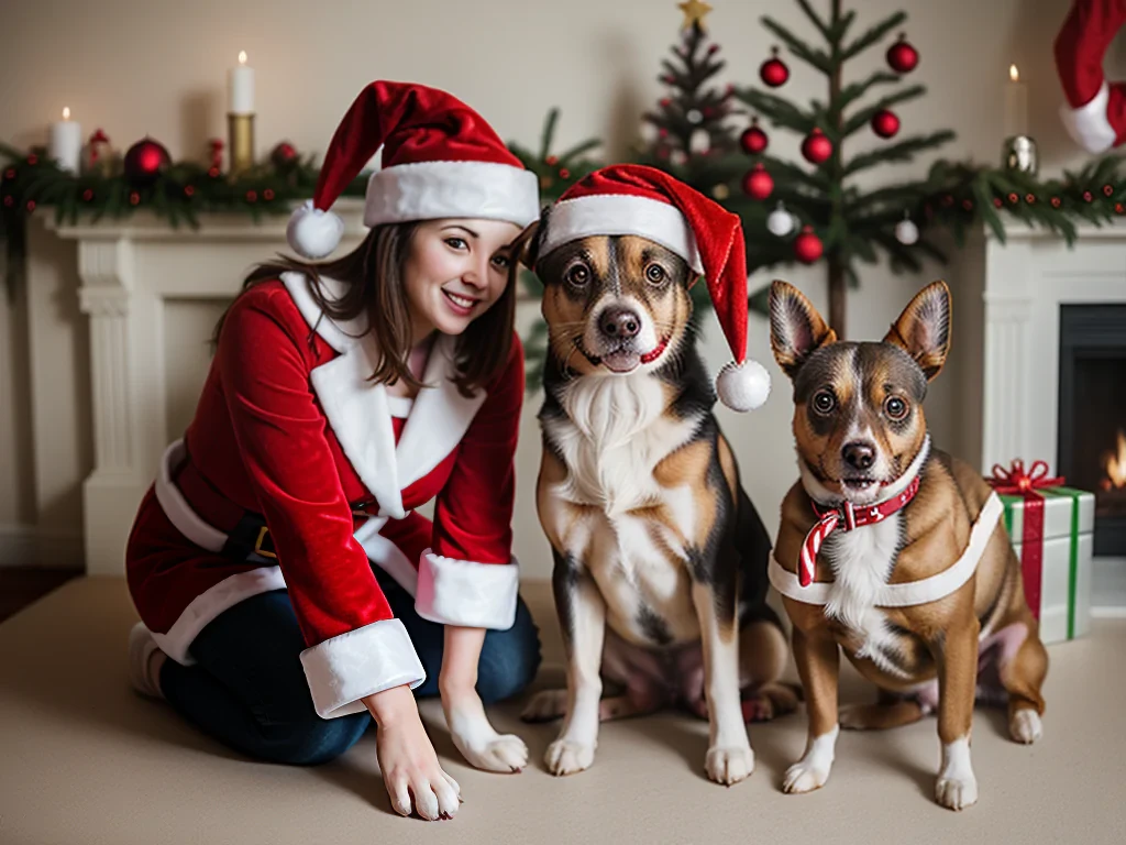 christmas dog photos