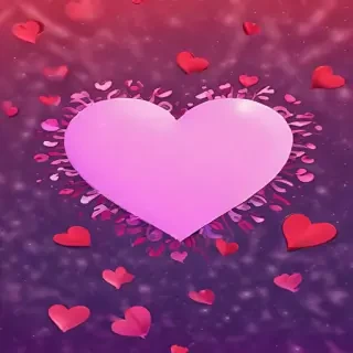 aesthetic heart background