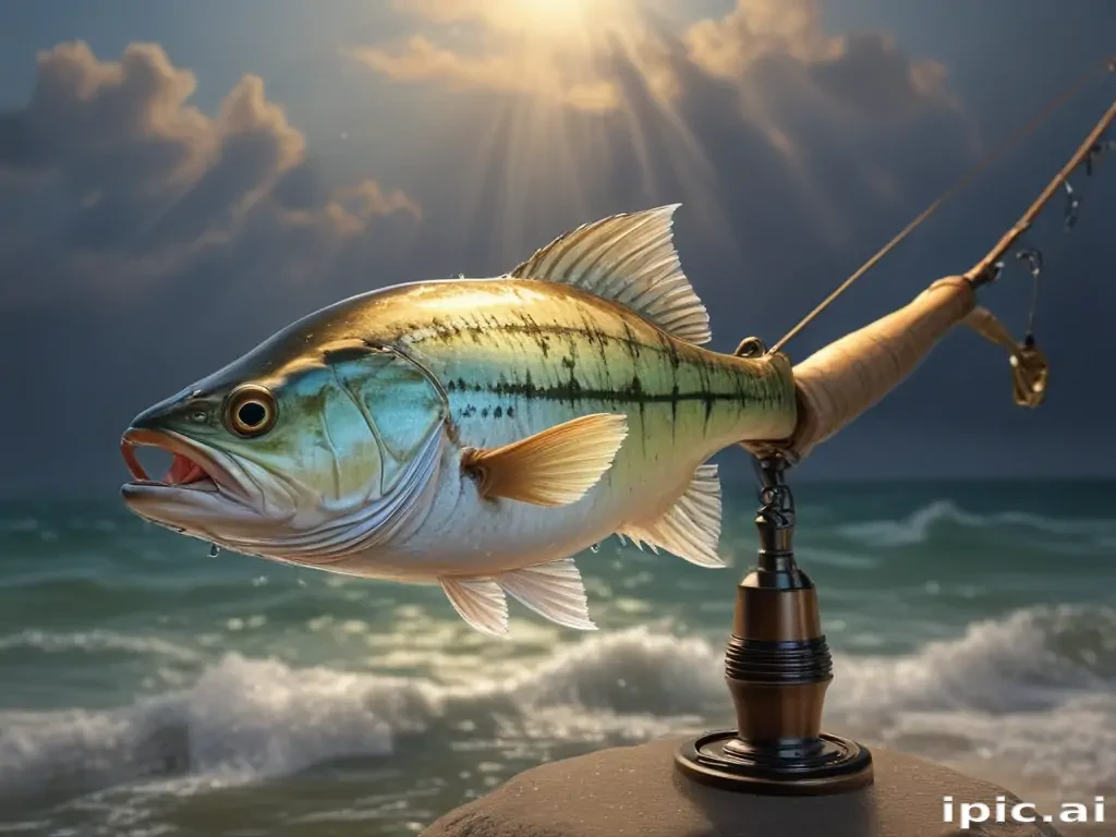 rod in fishing