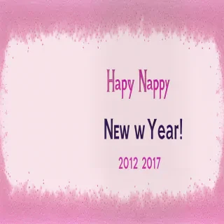 happy new year pink