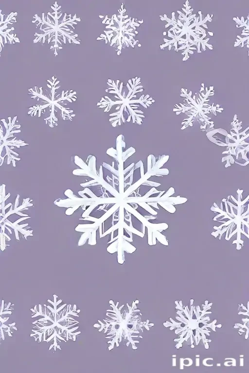 transparent background snowflake clipart