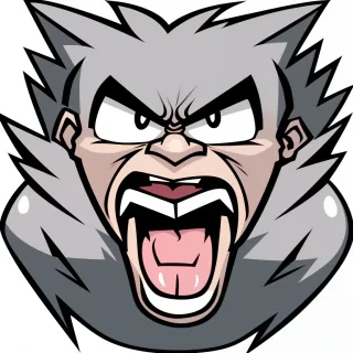 angry clipart