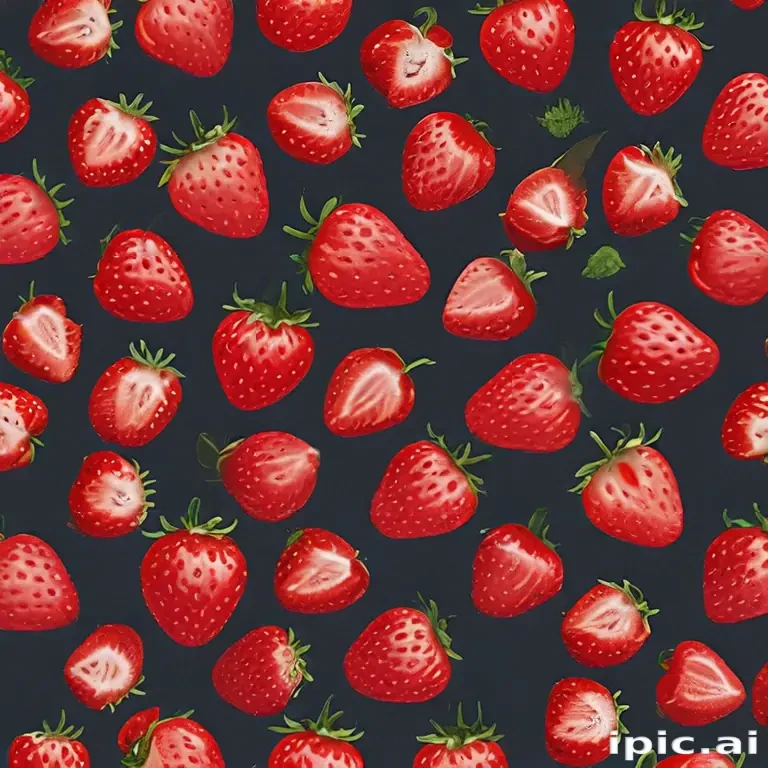 strawberry phone wallpaper