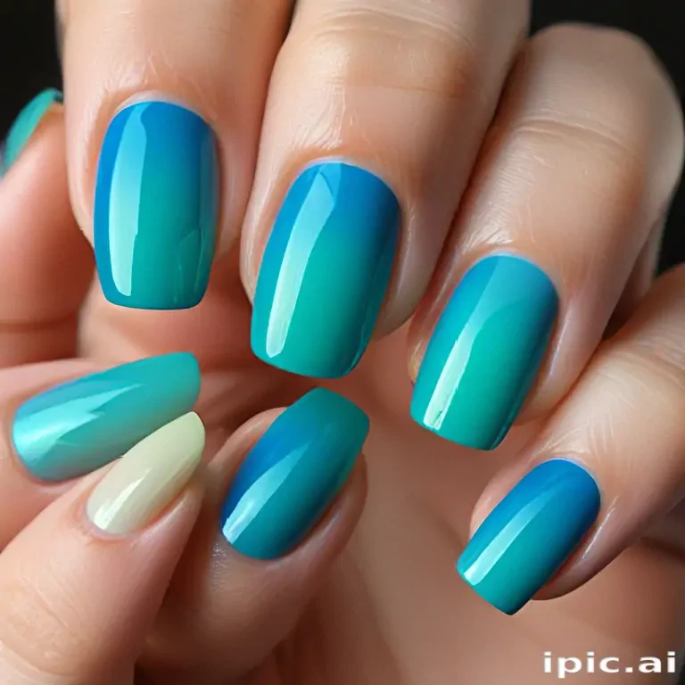 blue green gradient