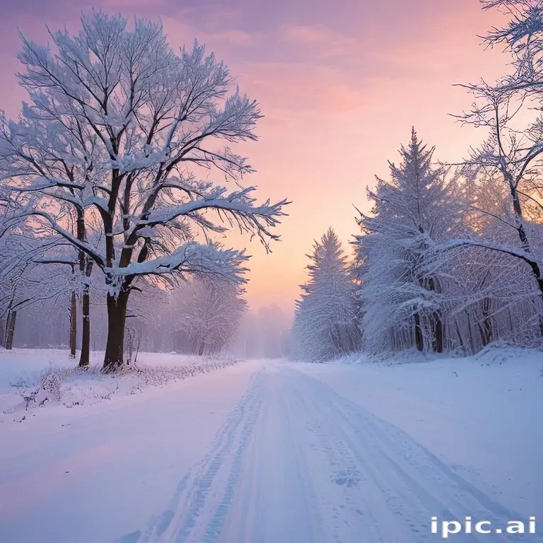 winter zoom background
