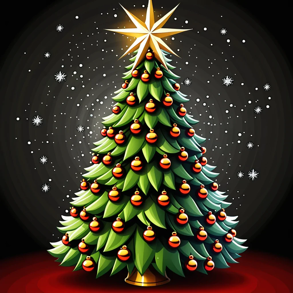 iphone christmas tree wallpaper