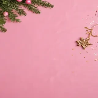 christmas background pink