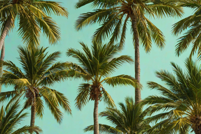 palm trees background
