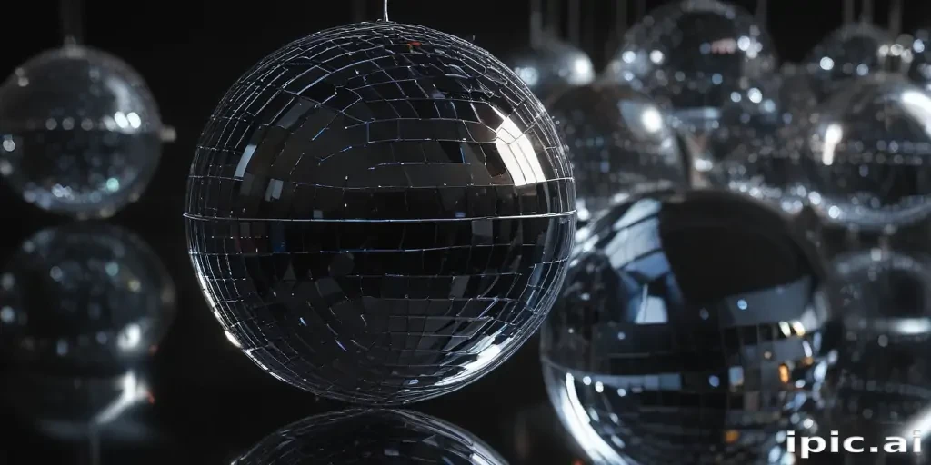 transparent disco balls