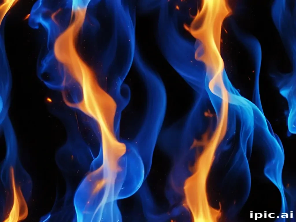 blue flame background