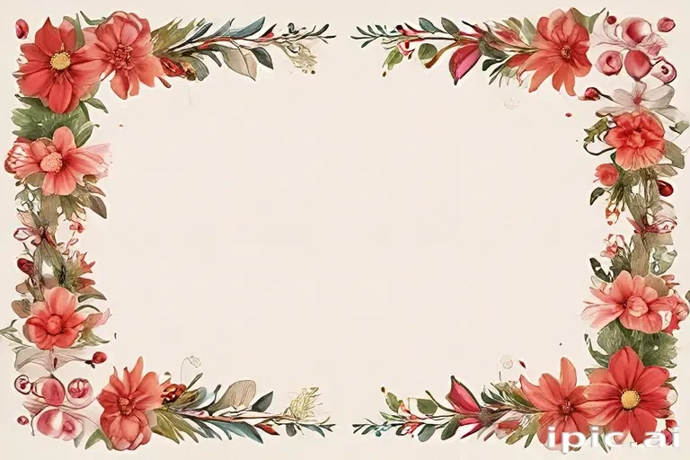 floral page borders