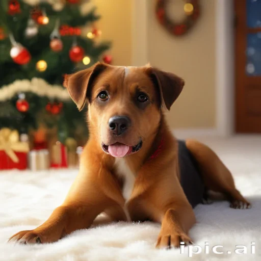 christmas dog backgrounds