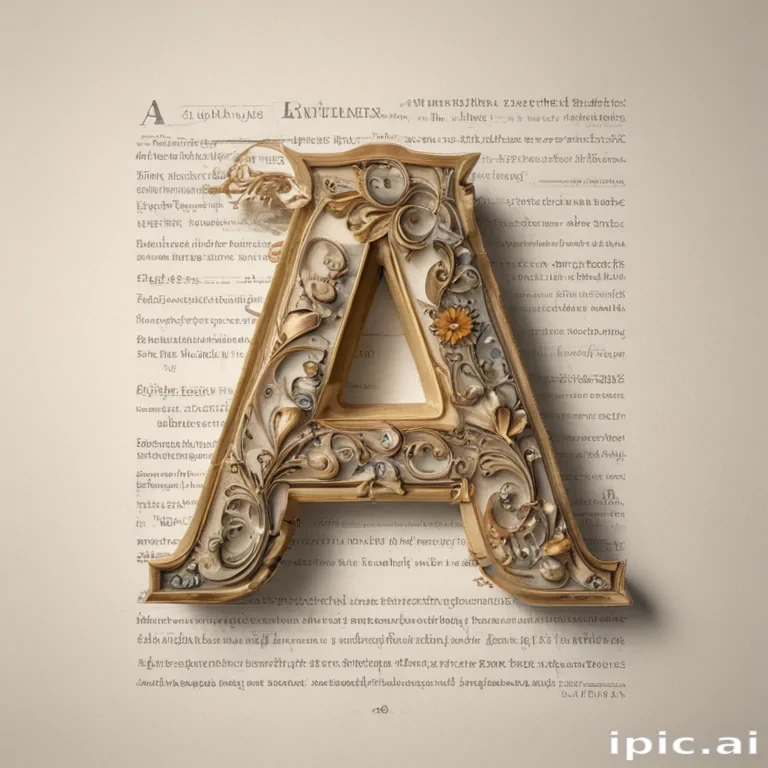 letter a png