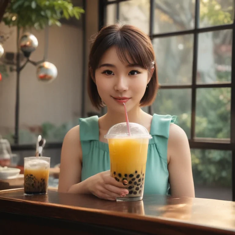 bubble tea cute