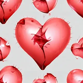broken heart transparent