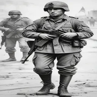 soldiers drawing