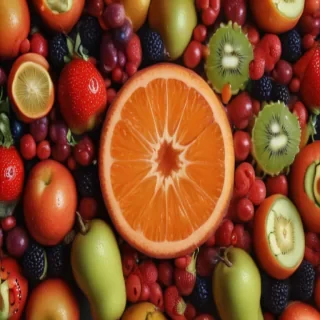 aesthetic fruit background