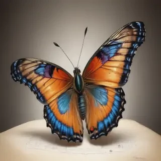 drawing pic of butterfly