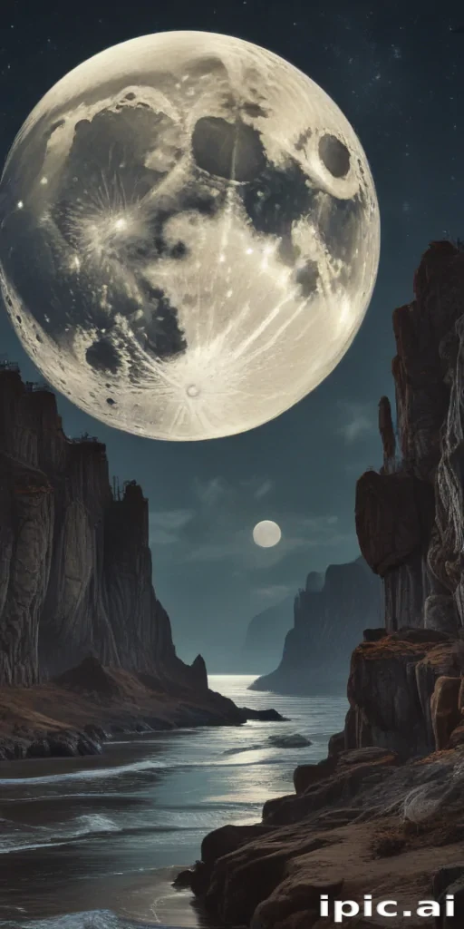 vintage moon art