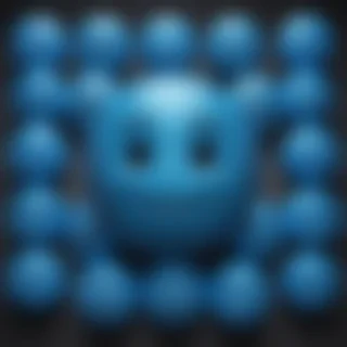 blue emoji