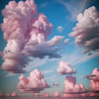 pink aesthetic clouds