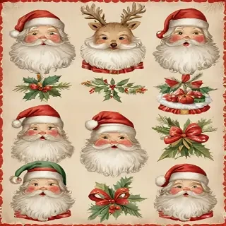 free printable vintage christmas pictures