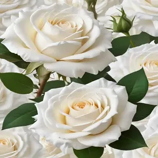 white roses png
