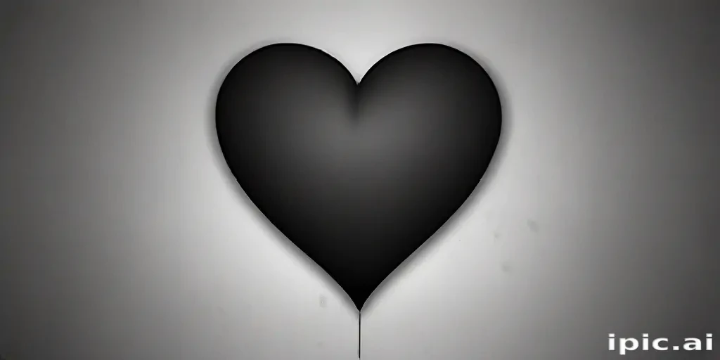 black heart pic