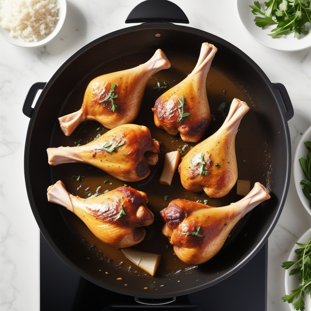 how to cook chicken drumsticks on the stove