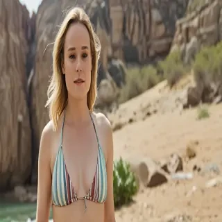 brie larson bikini