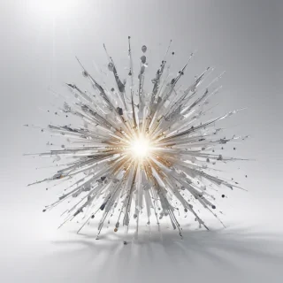 sparkles white background