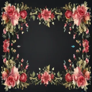 clipart floral border