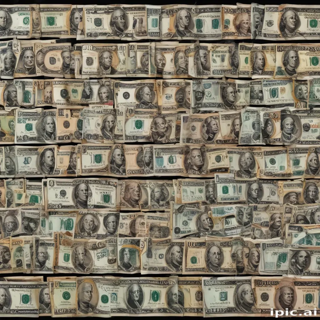 money with transparent background