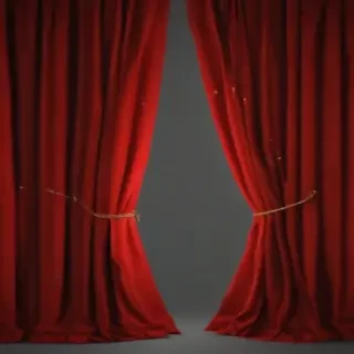 red curtain png
