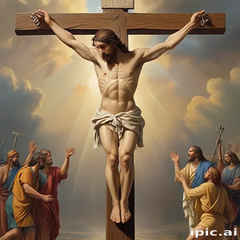 jesus on the cross picture