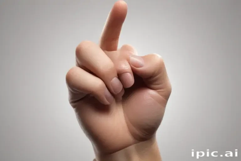 point finger png
