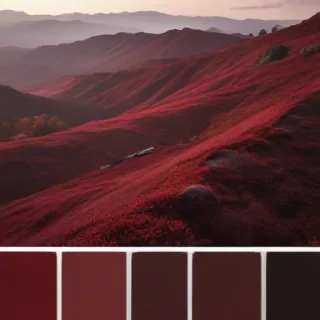 maroon aesthetic