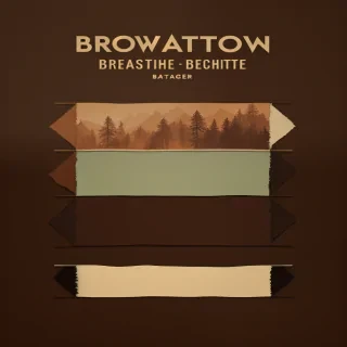 brown aesthetic banner