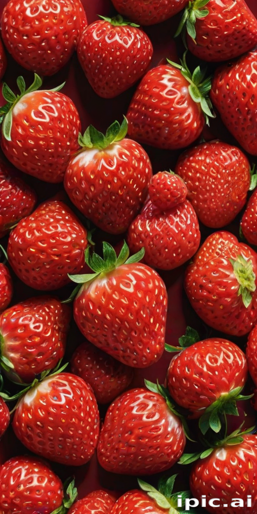 strawberry background aesthetic