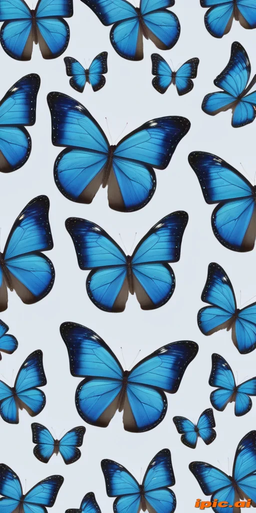 blue butterfly aesthetic