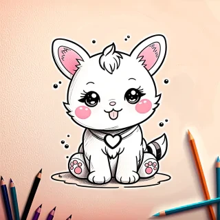cute background drawing