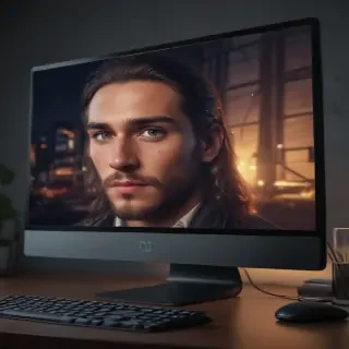 pc screen mockup