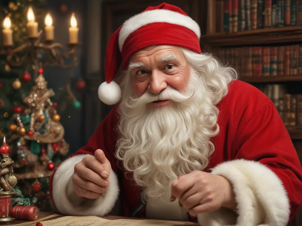vintage santa images free