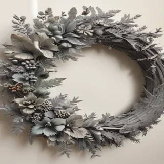 wreath drawing